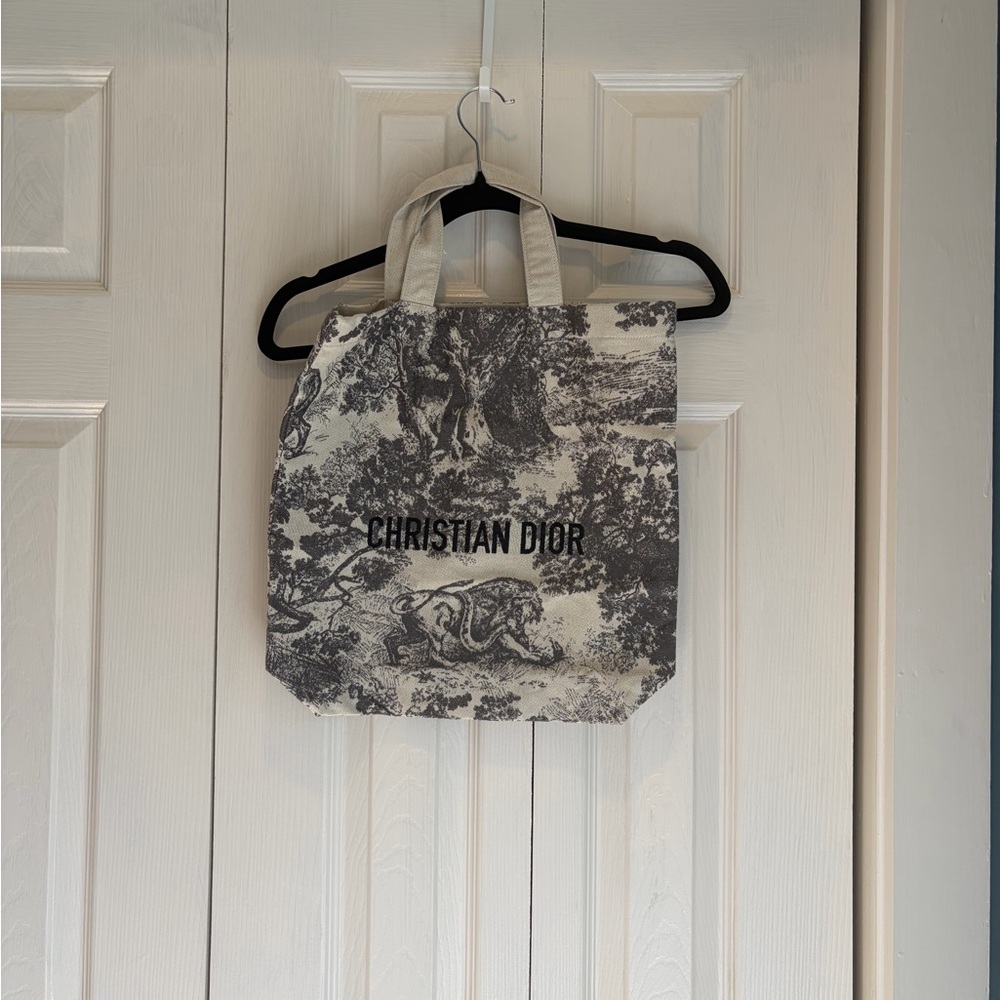 NWOT Christian Dior Beauty Toile De Jouy Print Tote Bag